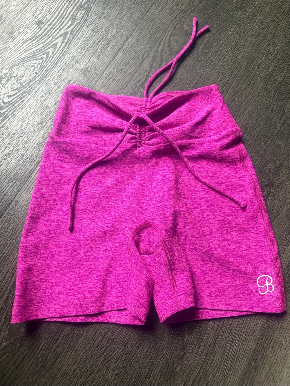 Bombshell sportswear curve max Pink Drawstring Active Shorts